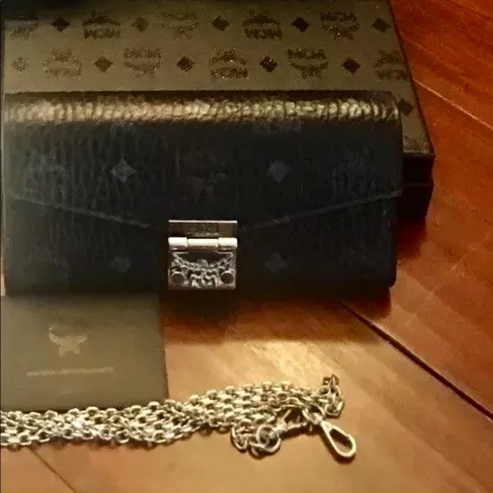 MCM Patricia Visetos Wallet/Crossbody Bag